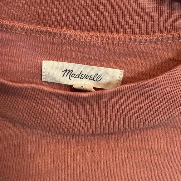 Madewell Garment-Dyed Pocket Tee | Color Warm Umber | Size S - Picture 4 of 7